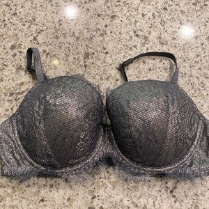 Victoria’s Secret Grey and Silver Bra